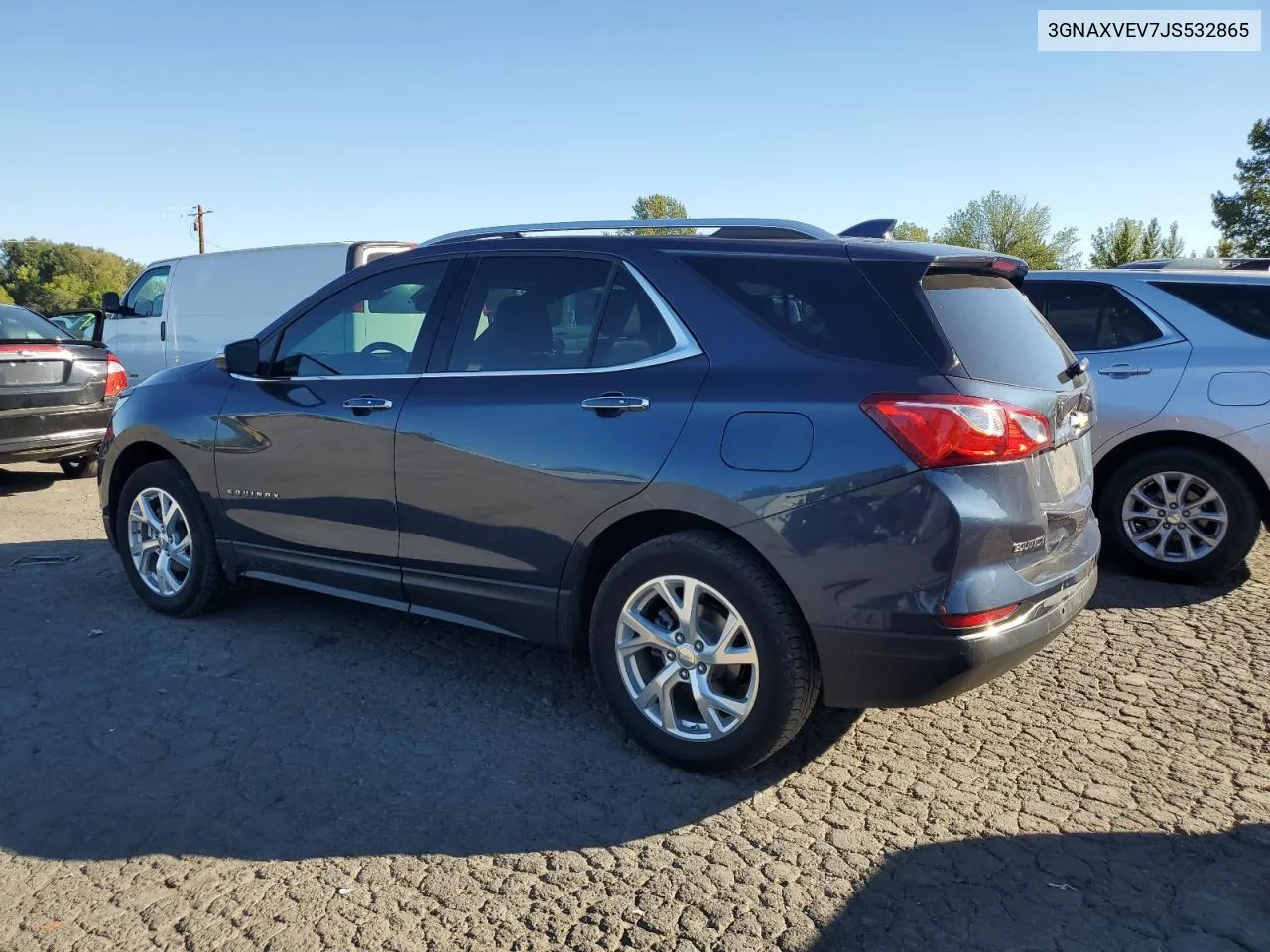 2018 Chevrolet Equinox Premier VIN: 3GNAXVEV7JS532865 Lot: 73361324