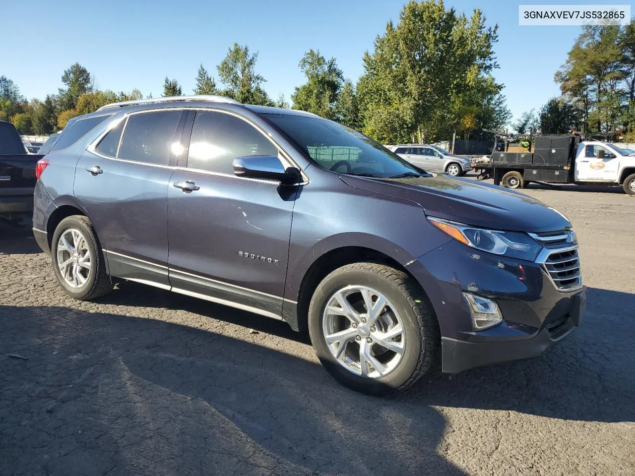 2018 Chevrolet Equinox Premier VIN: 3GNAXVEV7JS532865 Lot: 73361324