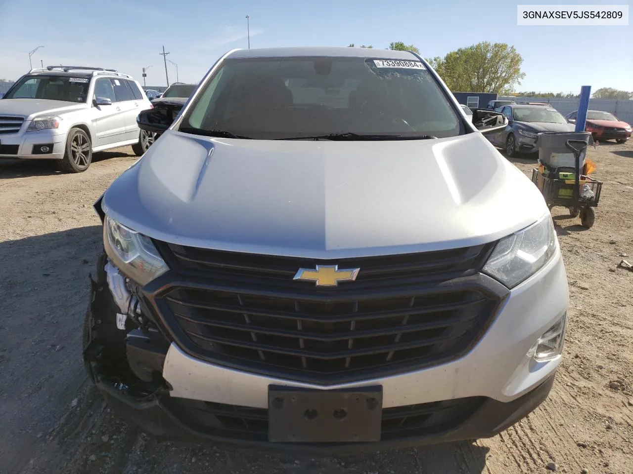 2018 Chevrolet Equinox Lt VIN: 3GNAXSEV5JS542809 Lot: 73390884