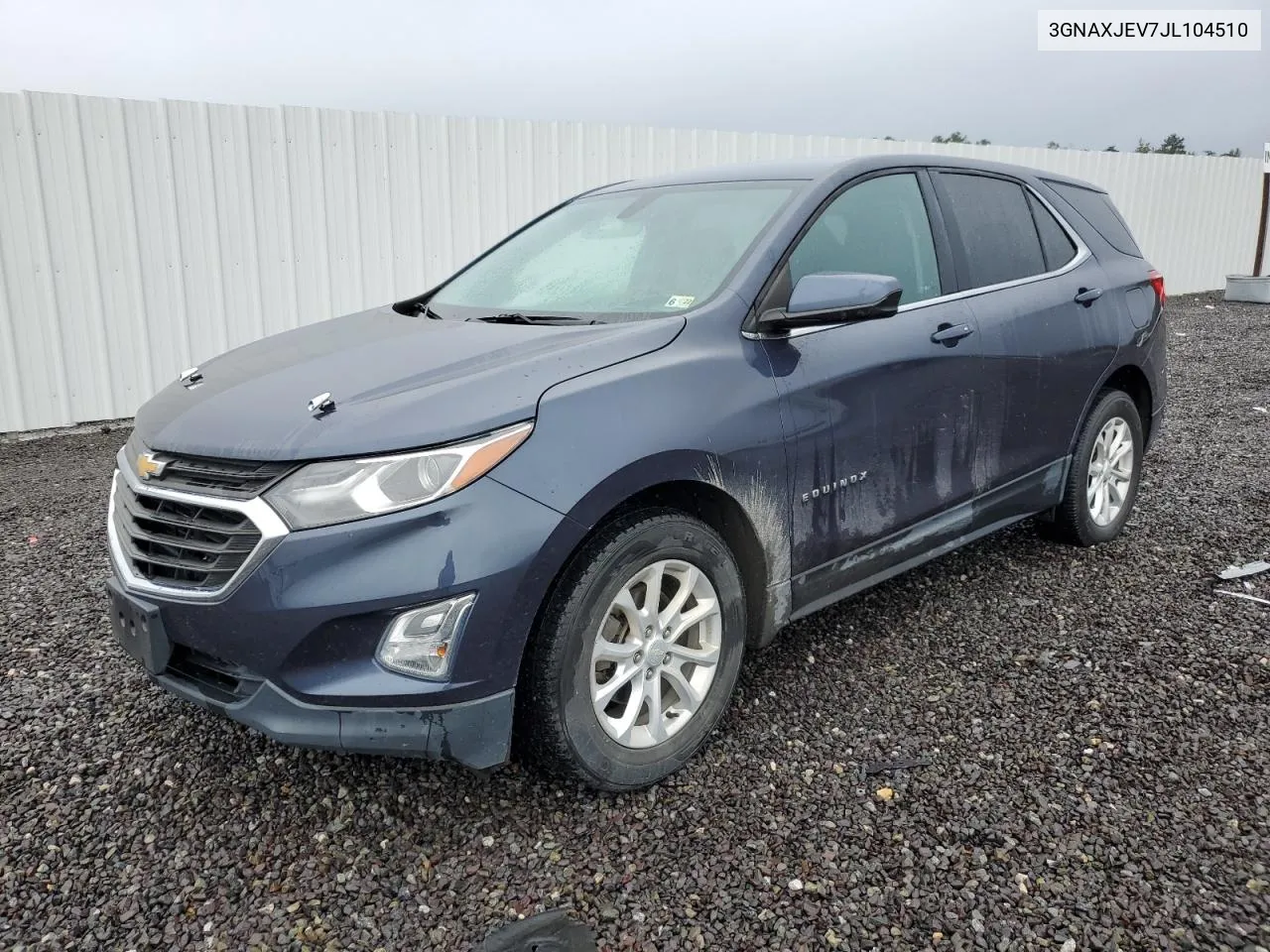 2018 Chevrolet Equinox Lt VIN: 3GNAXJEV7JL104510 Lot: 73434214