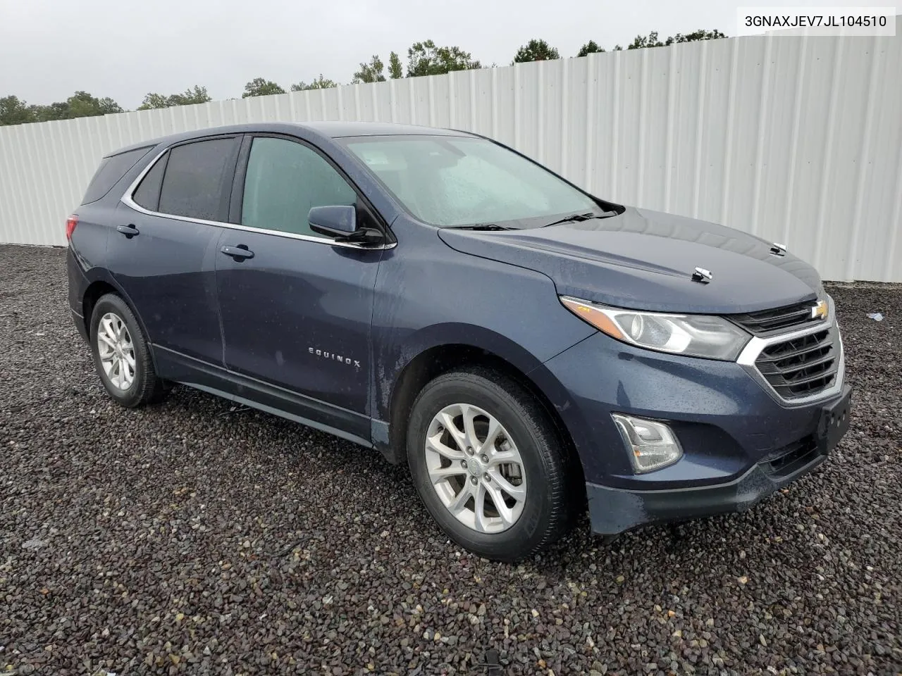 2018 Chevrolet Equinox Lt VIN: 3GNAXJEV7JL104510 Lot: 73434214