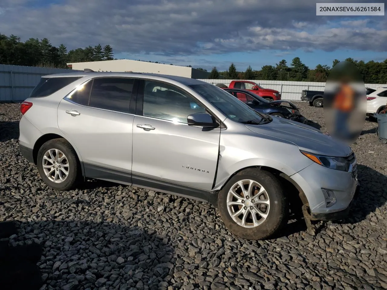 2018 Chevrolet Equinox Lt VIN: 2GNAXSEV6J6261584 Lot: 73459564