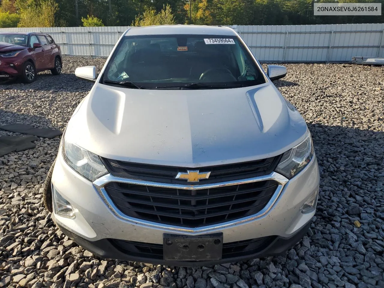 2018 Chevrolet Equinox Lt VIN: 2GNAXSEV6J6261584 Lot: 73459564