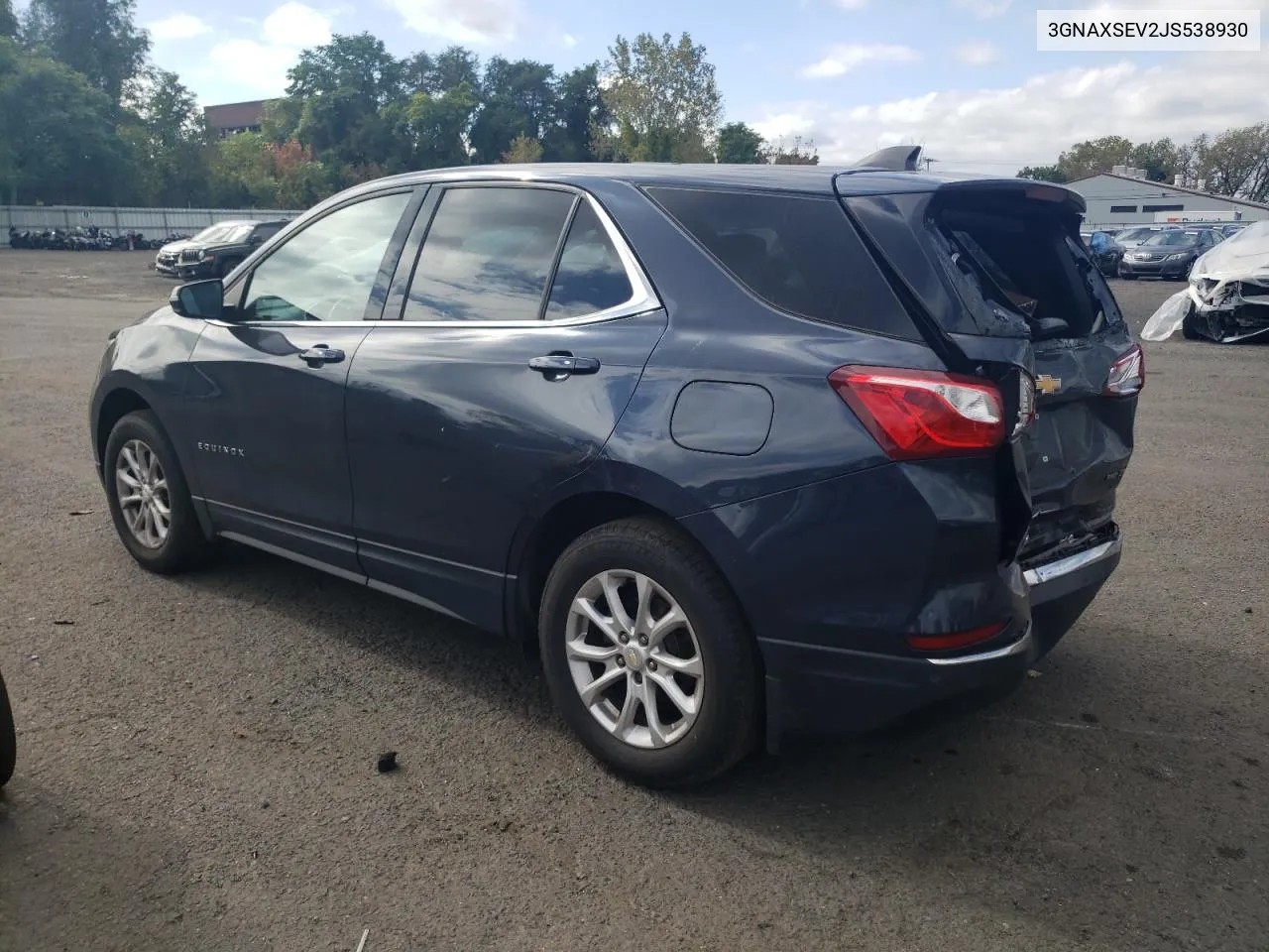 2018 Chevrolet Equinox Lt VIN: 3GNAXSEV2JS538930 Lot: 73466434