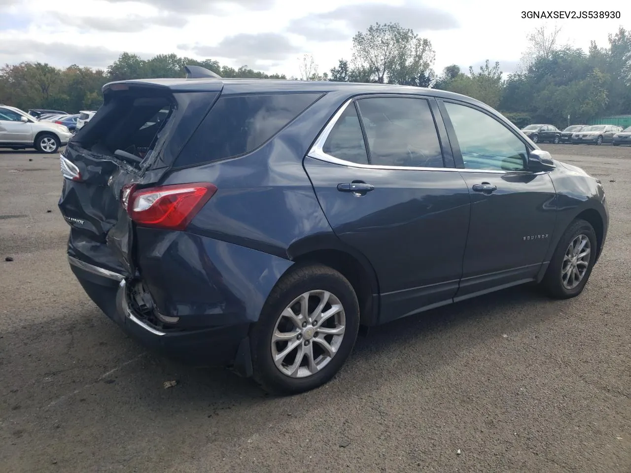 2018 Chevrolet Equinox Lt VIN: 3GNAXSEV2JS538930 Lot: 73466434