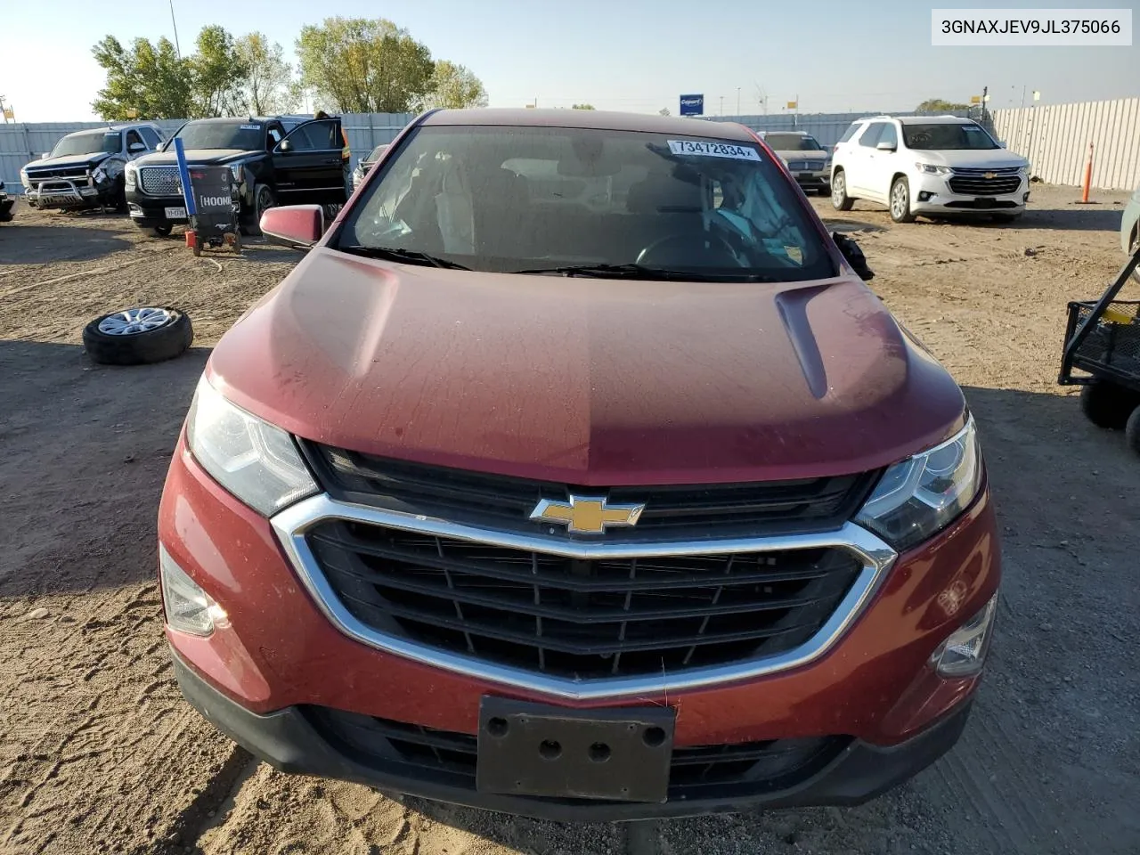 2018 Chevrolet Equinox Lt VIN: 3GNAXJEV9JL375066 Lot: 73472834