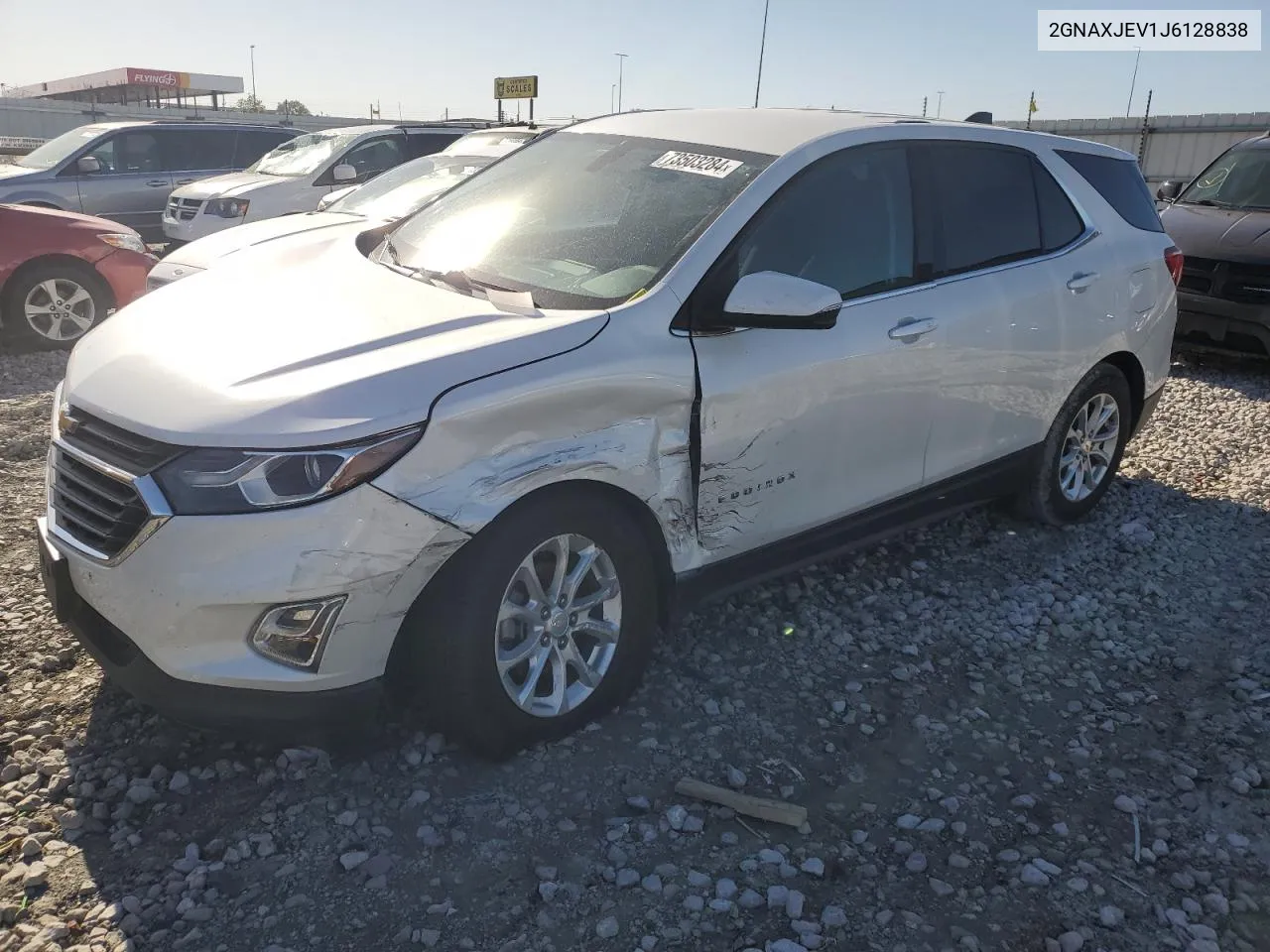 2018 Chevrolet Equinox Lt VIN: 2GNAXJEV1J6128838 Lot: 73503284