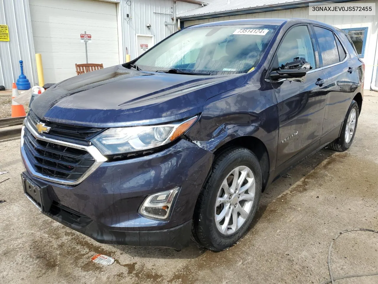 2018 Chevrolet Equinox Lt VIN: 3GNAXJEV0JS572455 Lot: 73514124