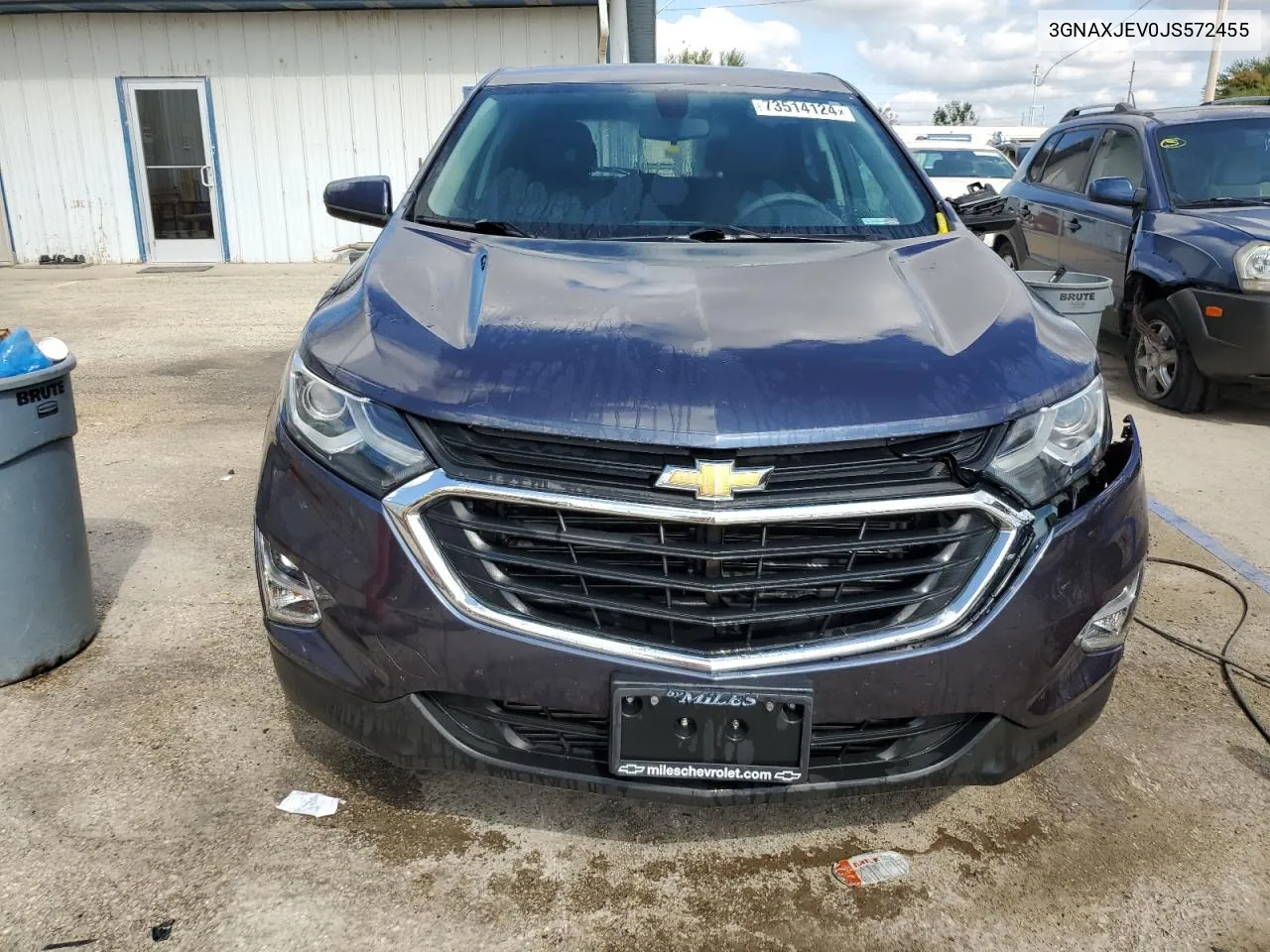 2018 Chevrolet Equinox Lt VIN: 3GNAXJEV0JS572455 Lot: 73514124