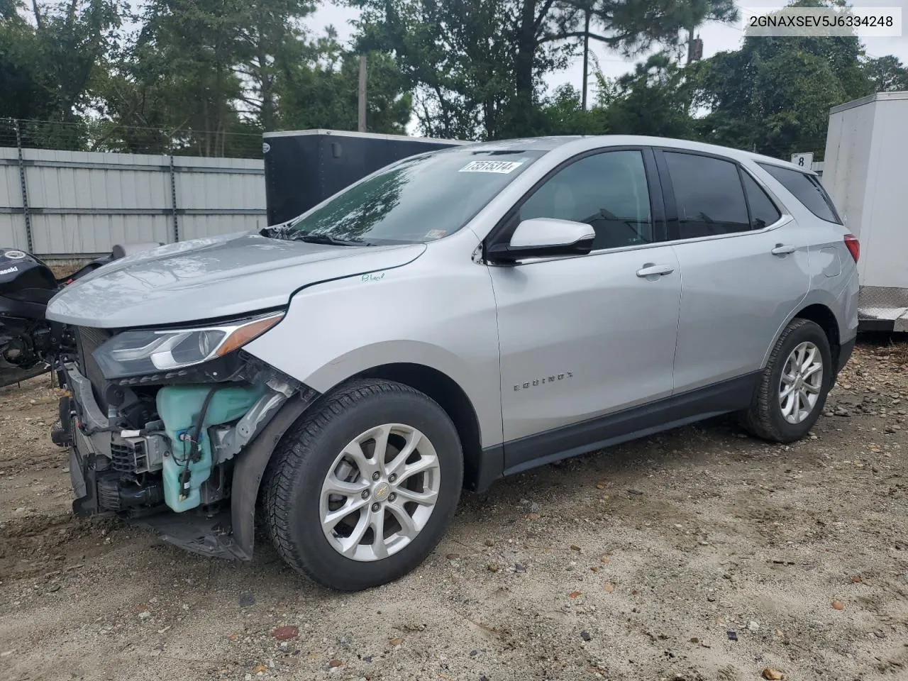 2018 Chevrolet Equinox Lt VIN: 2GNAXSEV5J6334248 Lot: 73515314