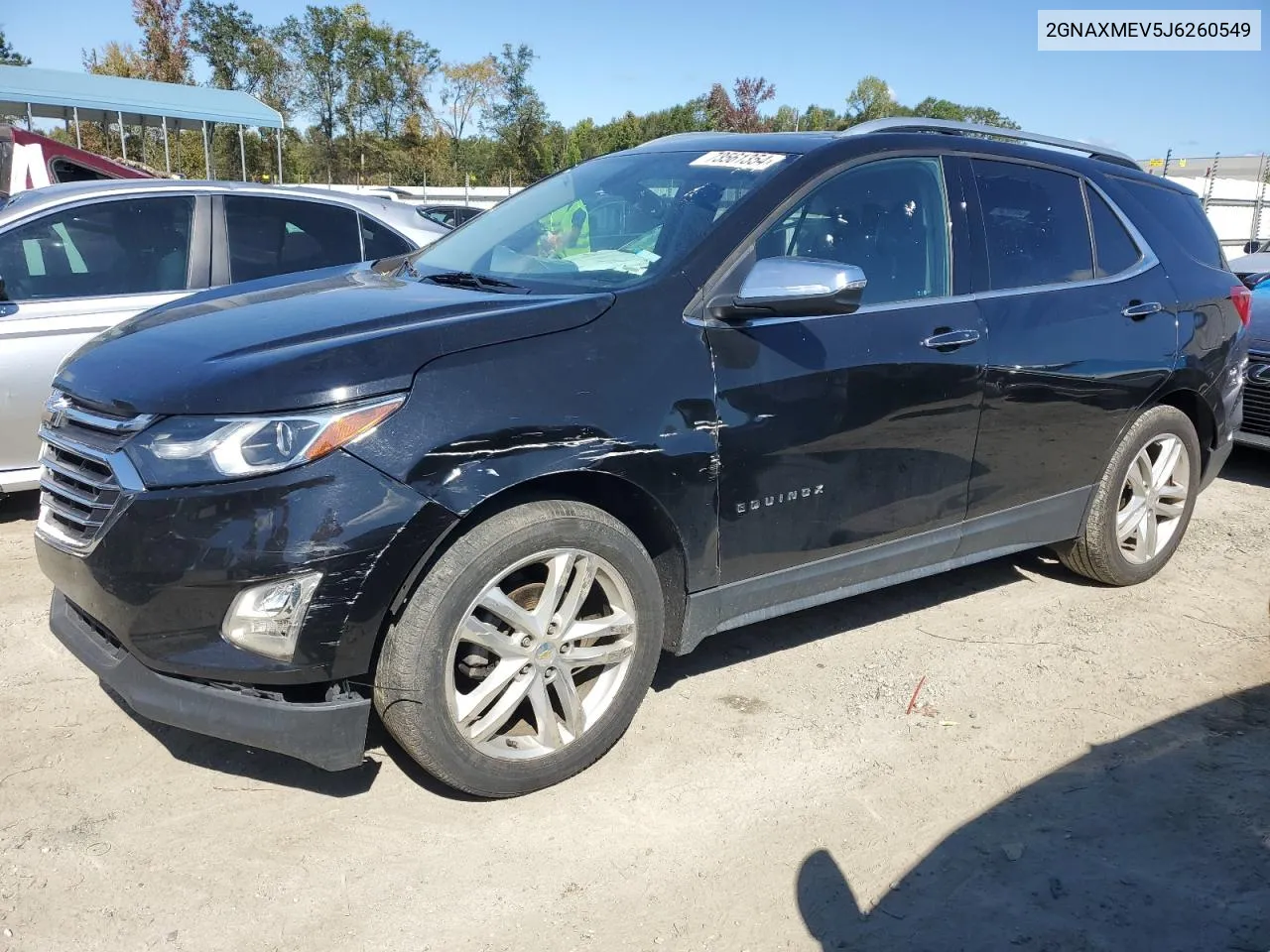 2018 Chevrolet Equinox Premier VIN: 2GNAXMEV5J6260549 Lot: 73561354