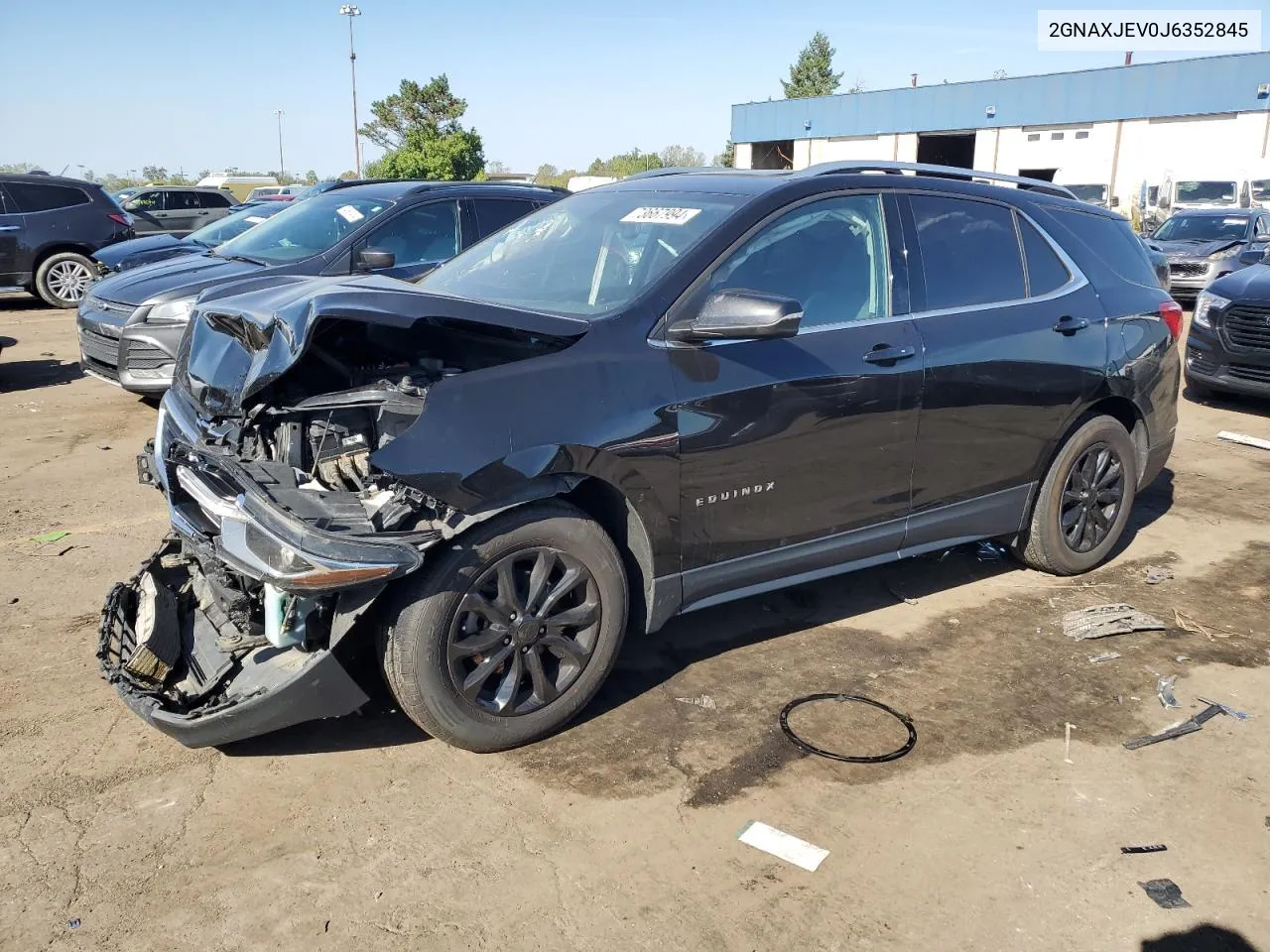 2018 Chevrolet Equinox Lt VIN: 2GNAXJEV0J6352845 Lot: 73667994