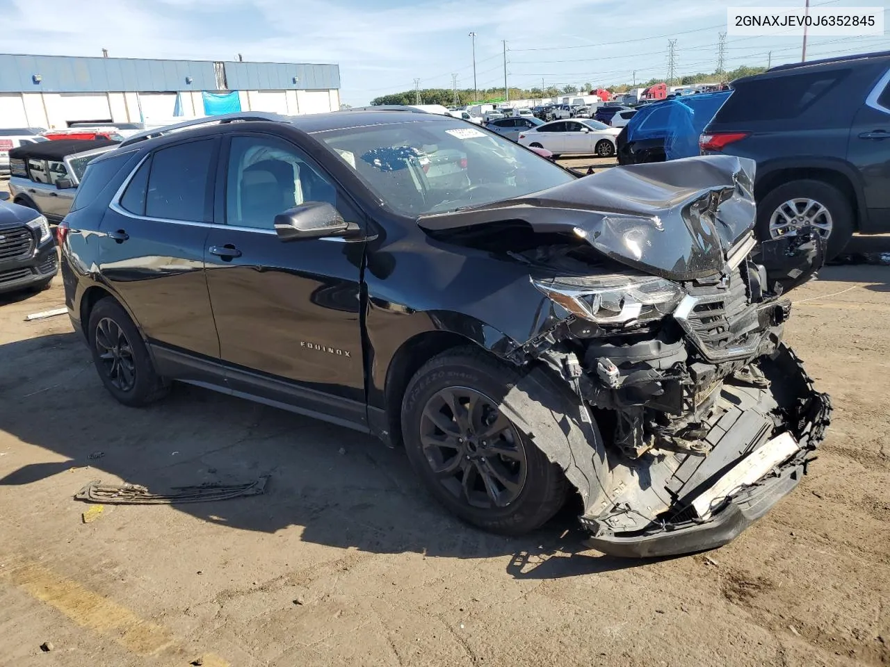 2018 Chevrolet Equinox Lt VIN: 2GNAXJEV0J6352845 Lot: 73667994