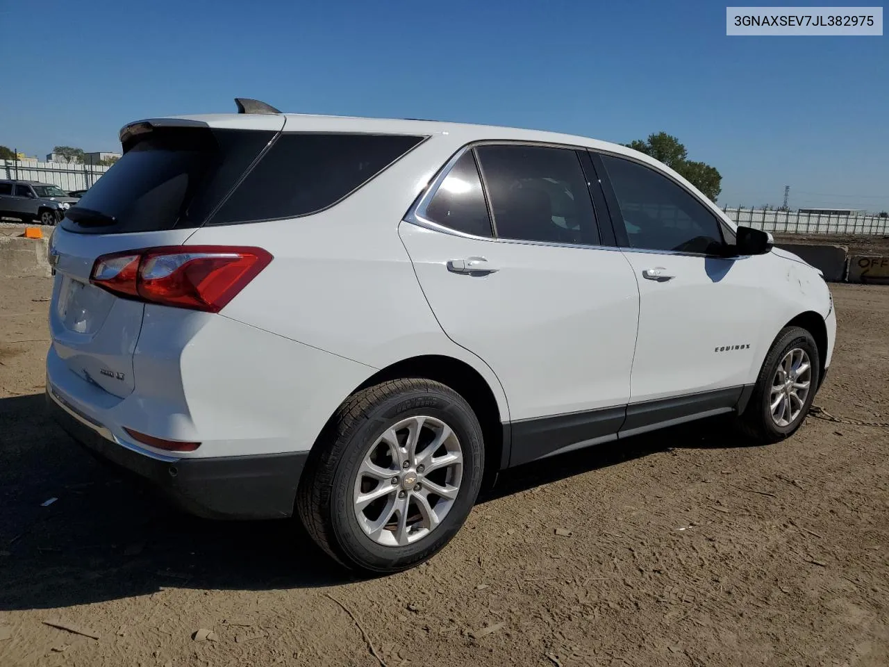 2018 Chevrolet Equinox Lt VIN: 3GNAXSEV7JL382975 Lot: 73676124