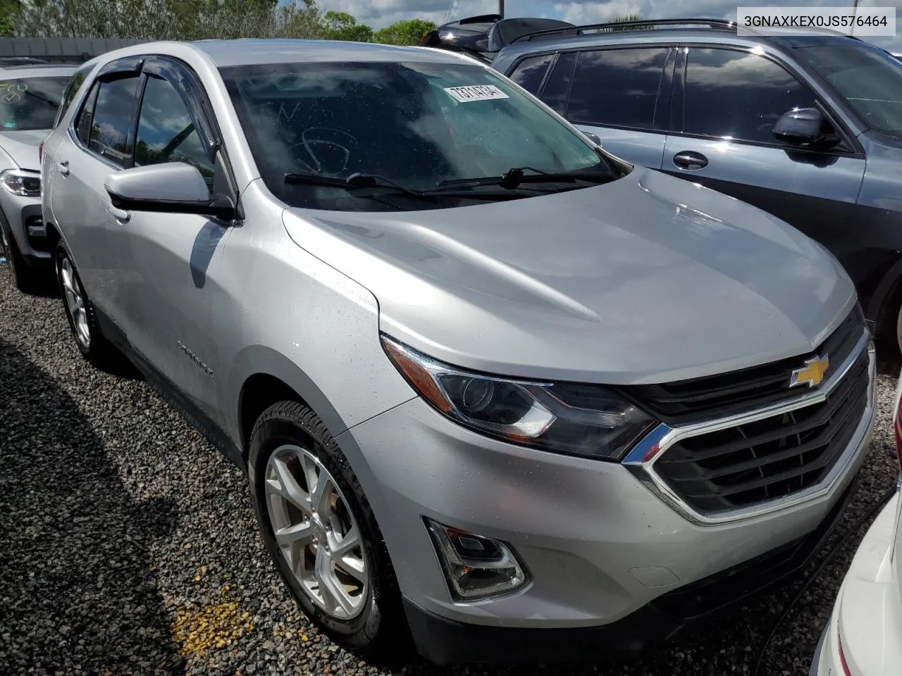 2018 Chevrolet Equinox Lt VIN: 3GNAXKEX0JS576464 Lot: 73714734