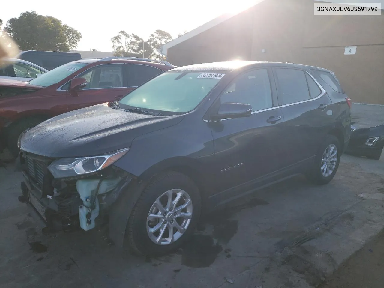 2018 Chevrolet Equinox Lt VIN: 3GNAXJEV6JS591799 Lot: 73724604