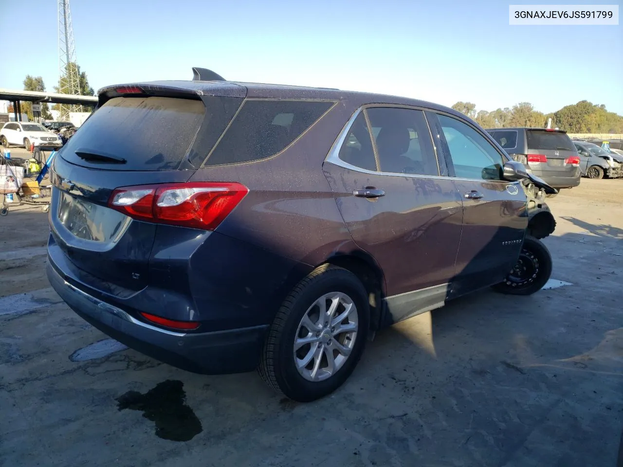 2018 Chevrolet Equinox Lt VIN: 3GNAXJEV6JS591799 Lot: 73724604