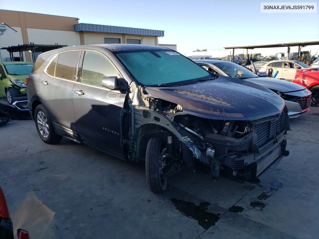 2018 Chevrolet Equinox Lt VIN: 3GNAXJEV6JS591799 Lot: 73724604