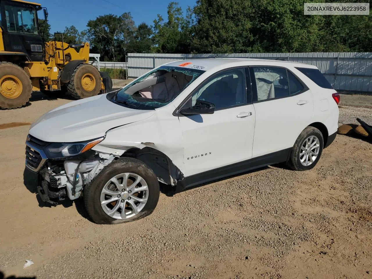 2018 Chevrolet Equinox Ls VIN: 2GNAXREV6J6223958 Lot: 73736234