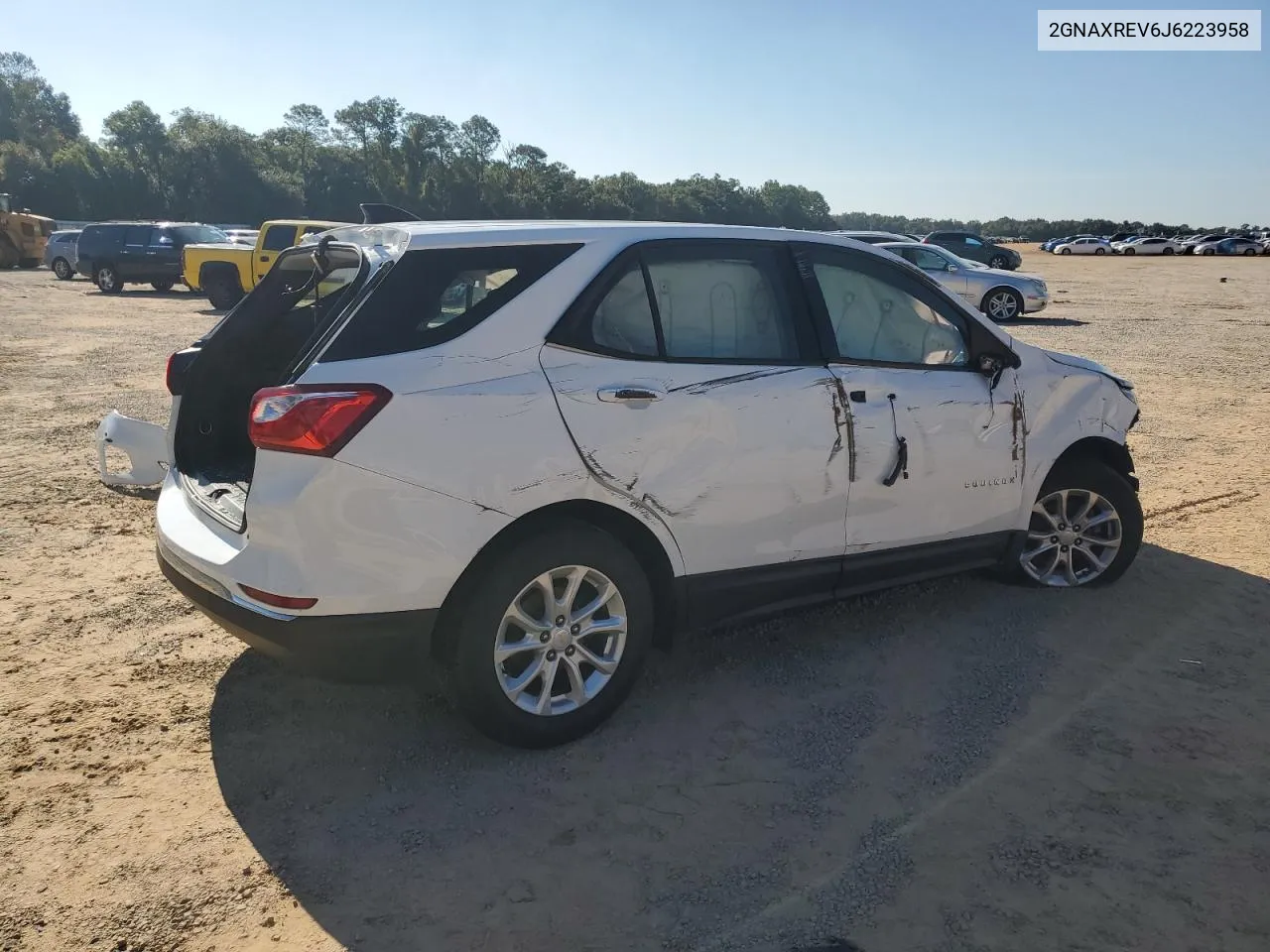 2018 Chevrolet Equinox Ls VIN: 2GNAXREV6J6223958 Lot: 73736234