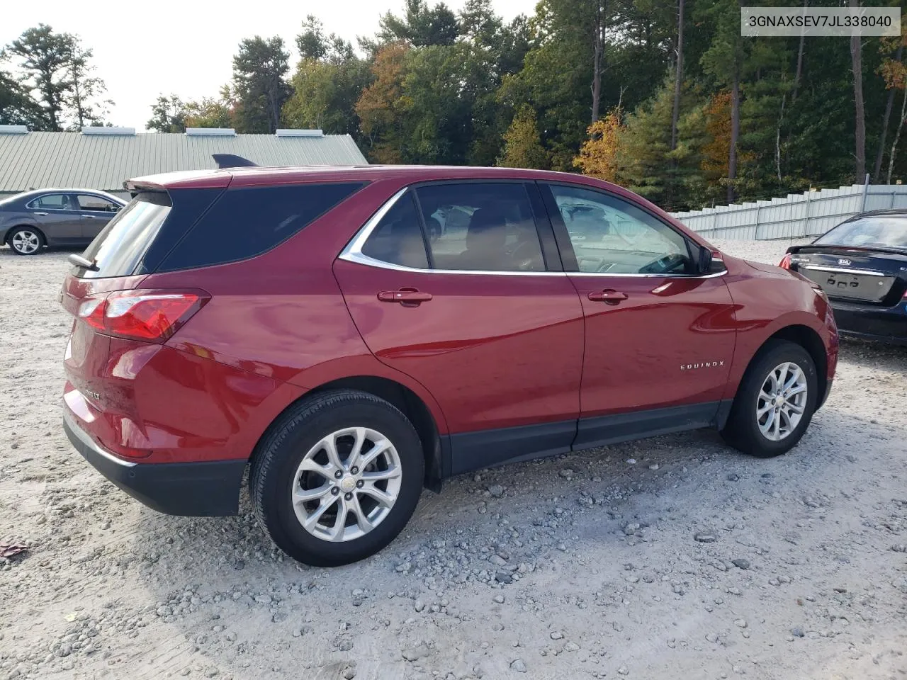 2018 Chevrolet Equinox Lt VIN: 3GNAXSEV7JL338040 Lot: 73748364