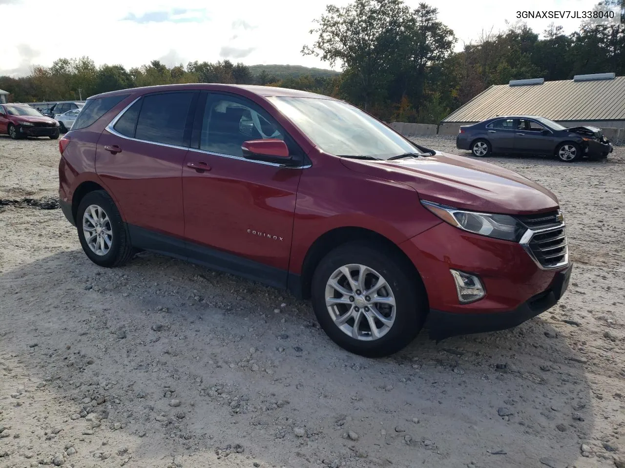 2018 Chevrolet Equinox Lt VIN: 3GNAXSEV7JL338040 Lot: 73748364