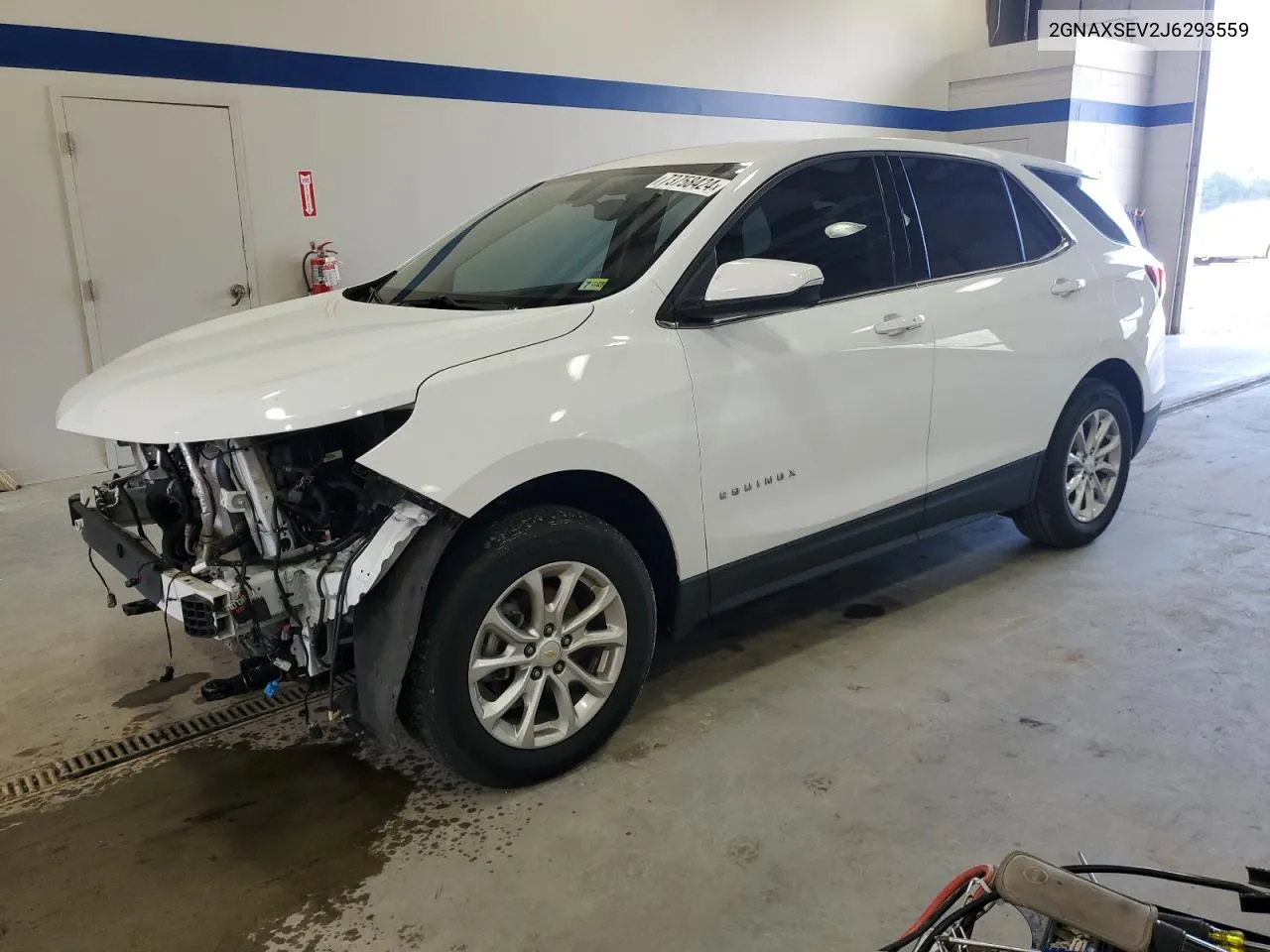 2018 Chevrolet Equinox Lt VIN: 2GNAXSEV2J6293559 Lot: 73758424