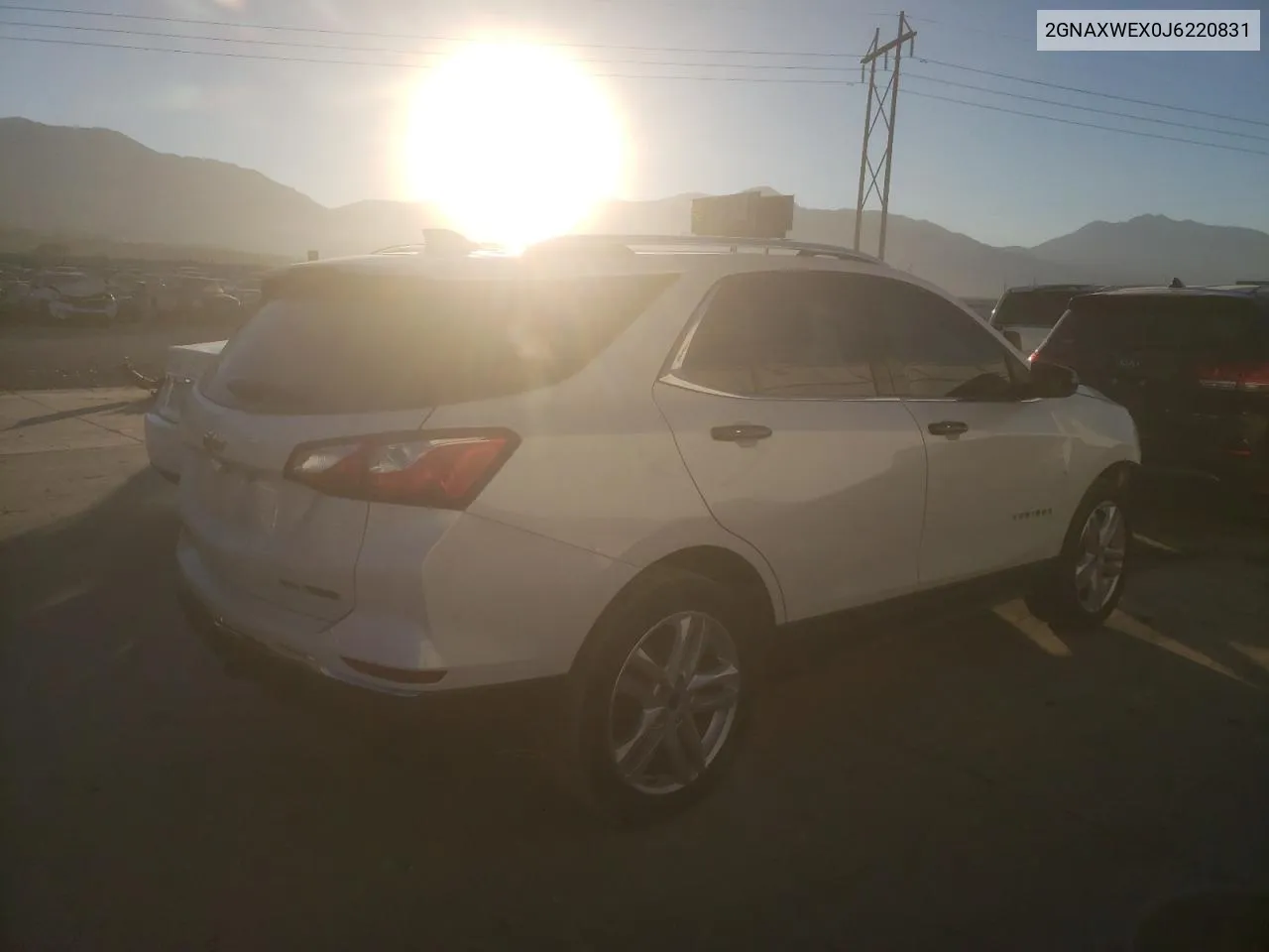 2018 Chevrolet Equinox Premier VIN: 2GNAXWEX0J6220831 Lot: 73763824