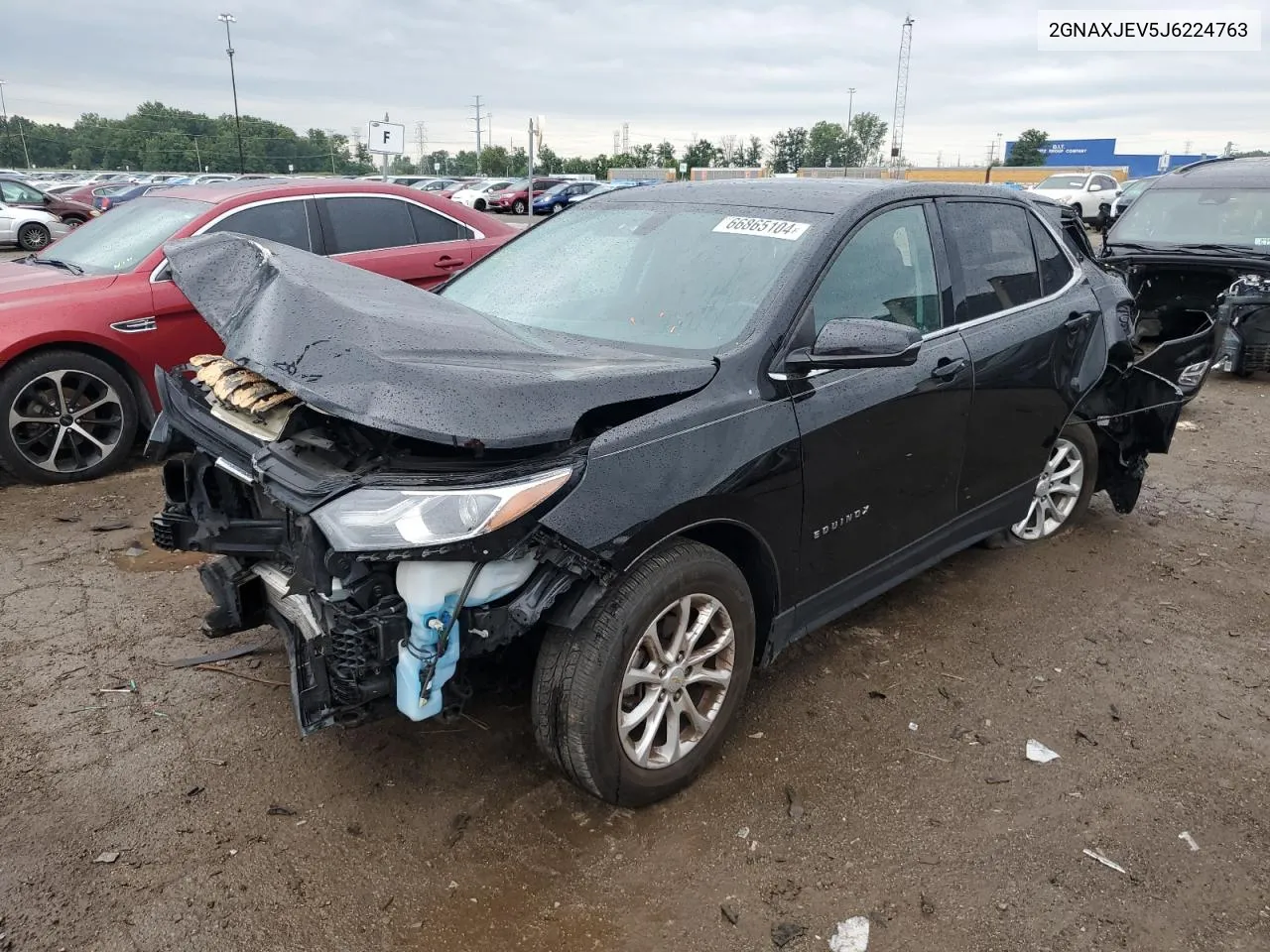 2018 Chevrolet Equinox Lt VIN: 2GNAXJEV5J6224763 Lot: 73780644