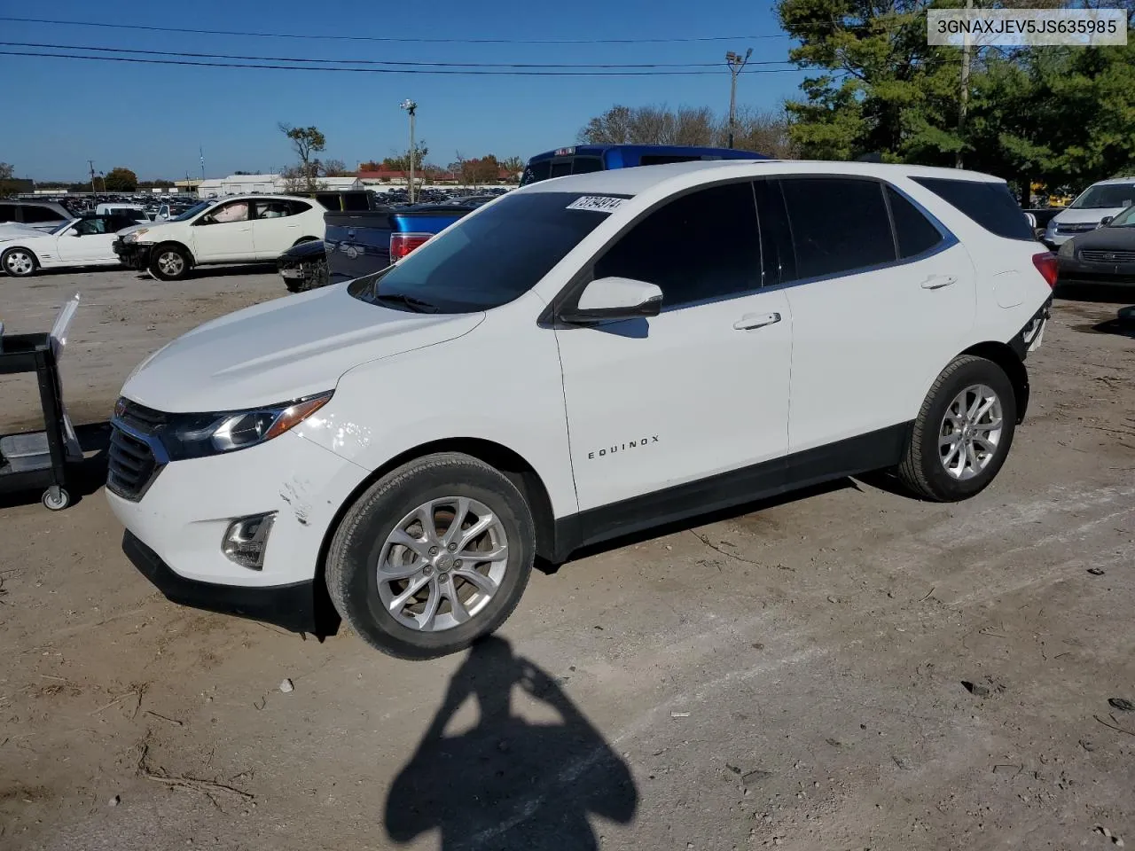 2018 Chevrolet Equinox Lt VIN: 3GNAXJEV5JS635985 Lot: 73794914