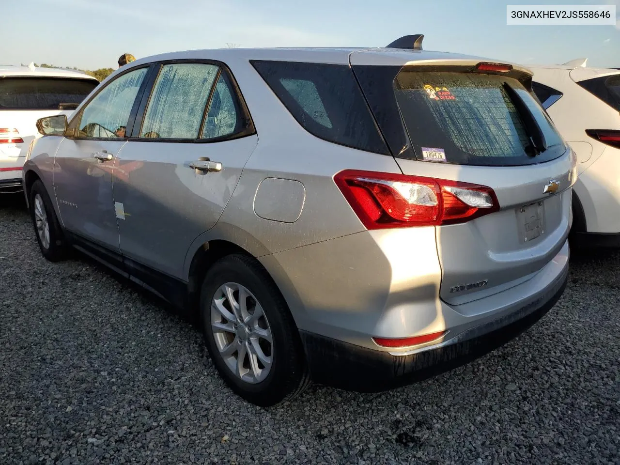 2018 Chevrolet Equinox Ls VIN: 3GNAXHEV2JS558646 Lot: 73798344