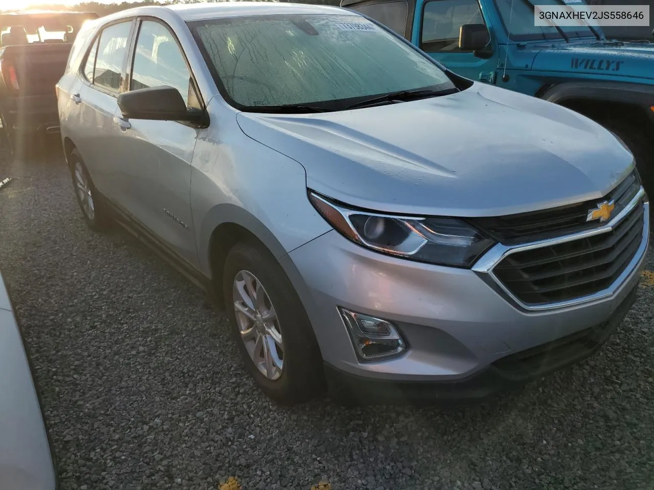 2018 Chevrolet Equinox Ls VIN: 3GNAXHEV2JS558646 Lot: 73798344