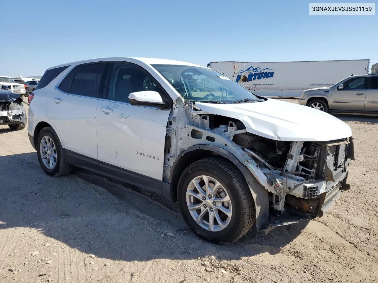 2018 Chevrolet Equinox Lt VIN: 3GNAXJEV3JS591159 Lot: 73803554