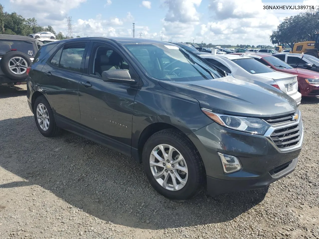 2018 Chevrolet Equinox Ls VIN: 3GNAXHEVXJL389714 Lot: 73822974