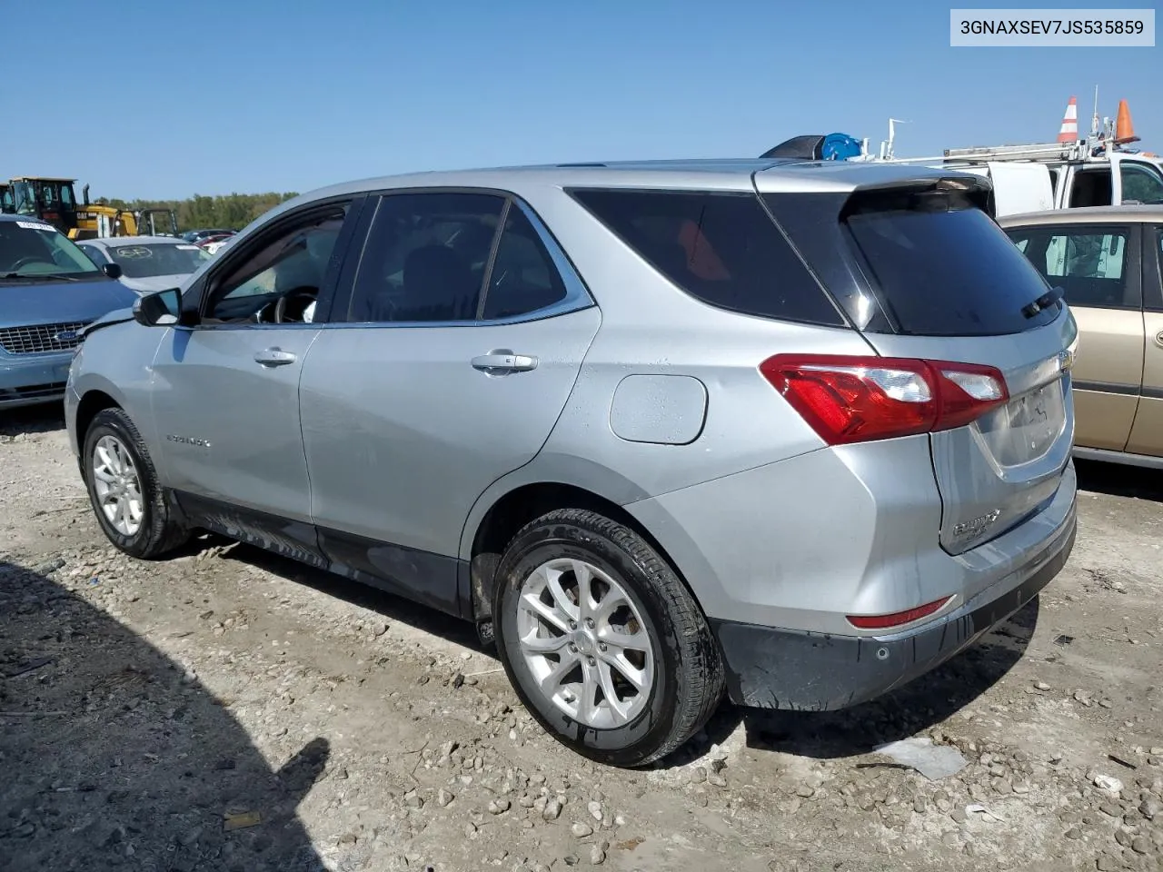 2018 Chevrolet Equinox Lt VIN: 3GNAXSEV7JS535859 Lot: 73824674