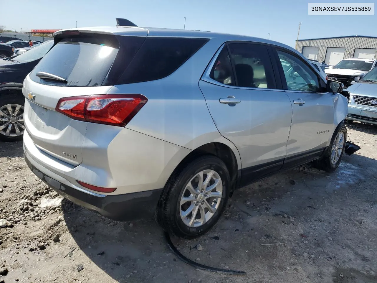 2018 Chevrolet Equinox Lt VIN: 3GNAXSEV7JS535859 Lot: 73824674