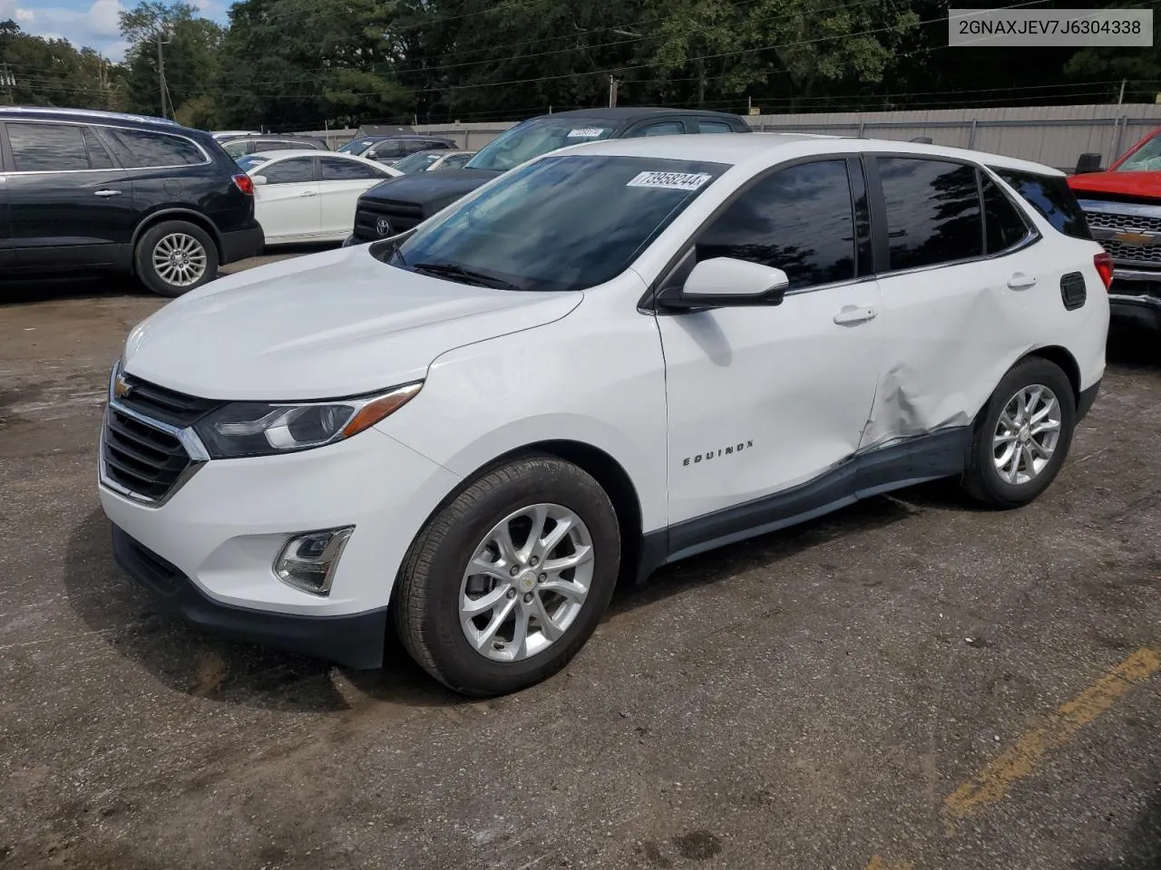 2018 Chevrolet Equinox Lt VIN: 2GNAXJEV7J6304338 Lot: 73958244