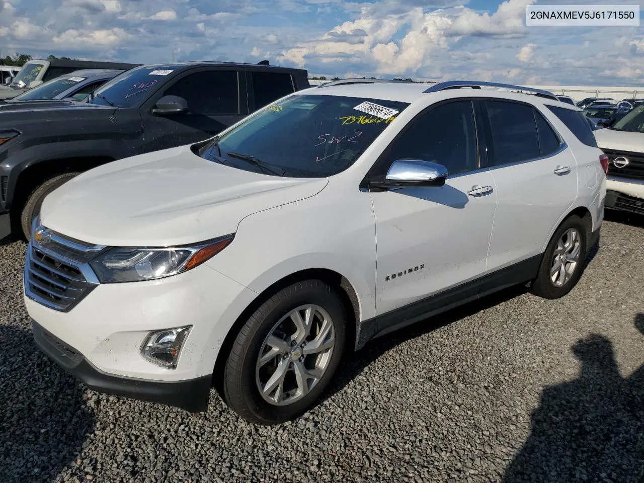 2018 Chevrolet Equinox Premier VIN: 2GNAXMEV5J6171550 Lot: 73966674