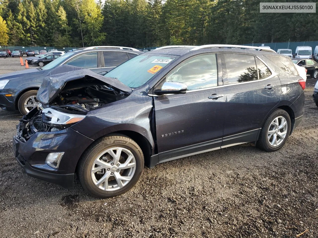 2018 Chevrolet Equinox Premier VIN: 3GNAXXEU4JS550100 Lot: 73978074