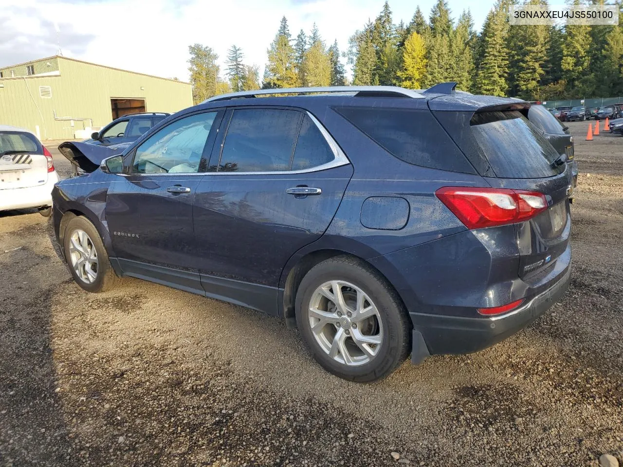 2018 Chevrolet Equinox Premier VIN: 3GNAXXEU4JS550100 Lot: 73978074