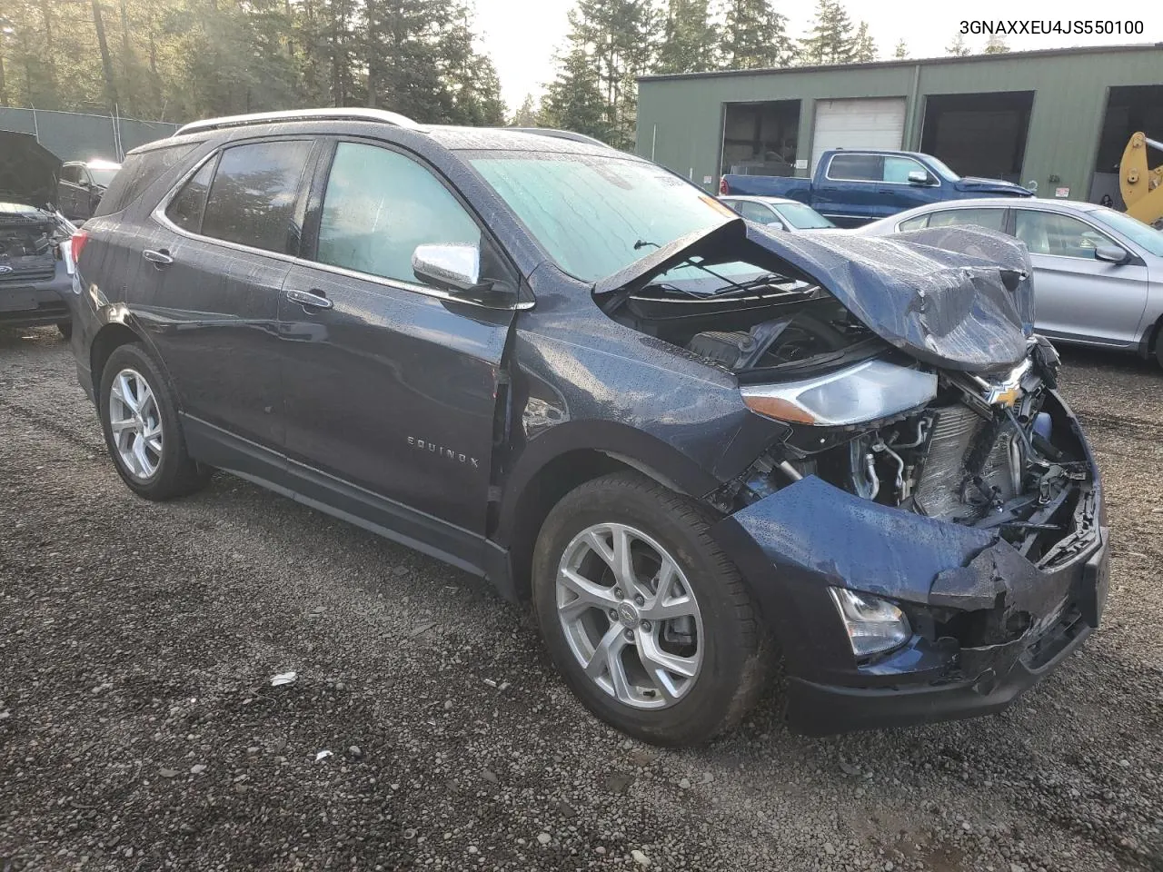 2018 Chevrolet Equinox Premier VIN: 3GNAXXEU4JS550100 Lot: 73978074