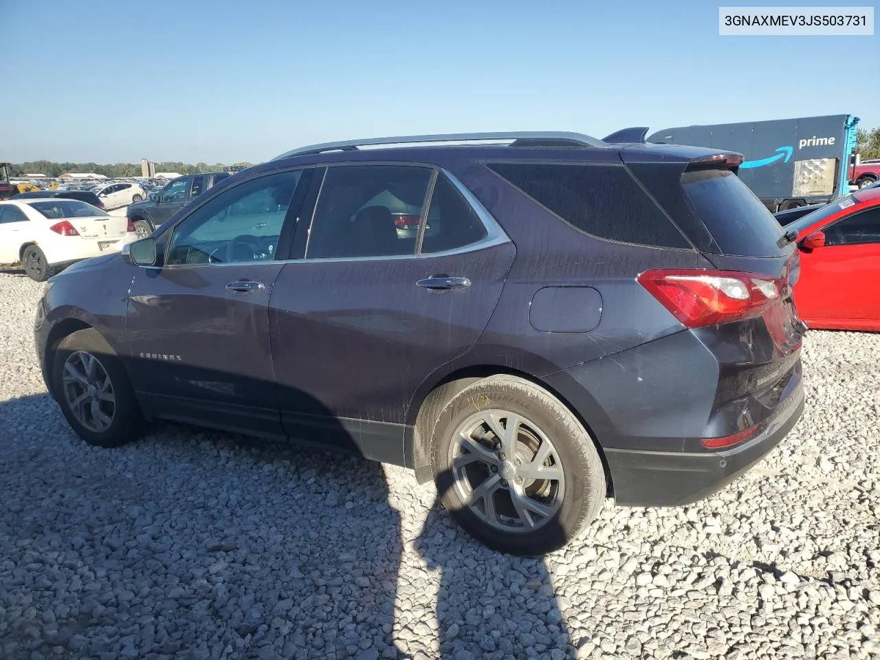 2018 Chevrolet Equinox Premier VIN: 3GNAXMEV3JS503731 Lot: 73996614