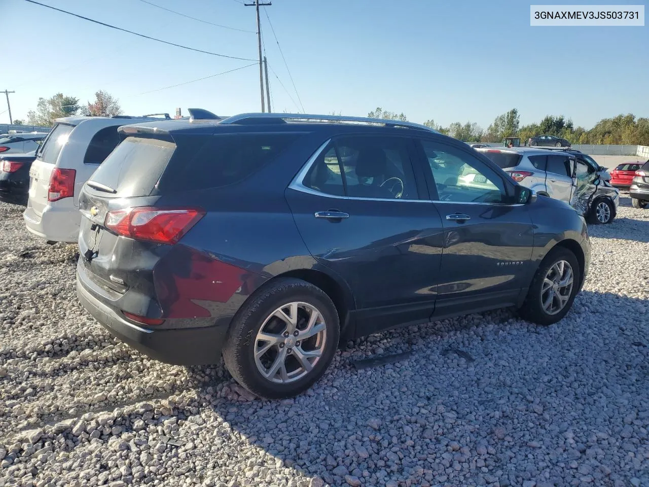 2018 Chevrolet Equinox Premier VIN: 3GNAXMEV3JS503731 Lot: 73996614