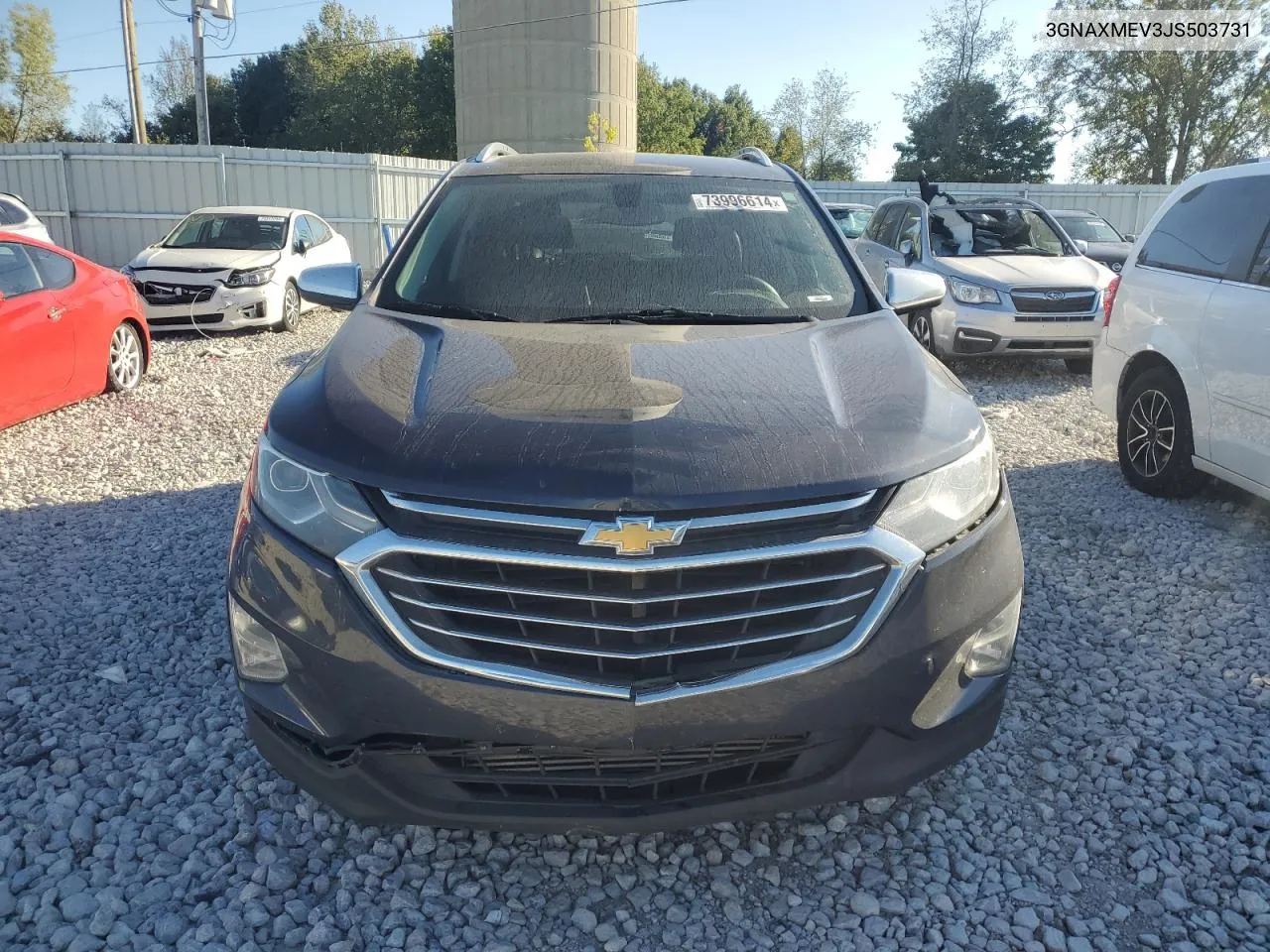 2018 Chevrolet Equinox Premier VIN: 3GNAXMEV3JS503731 Lot: 73996614