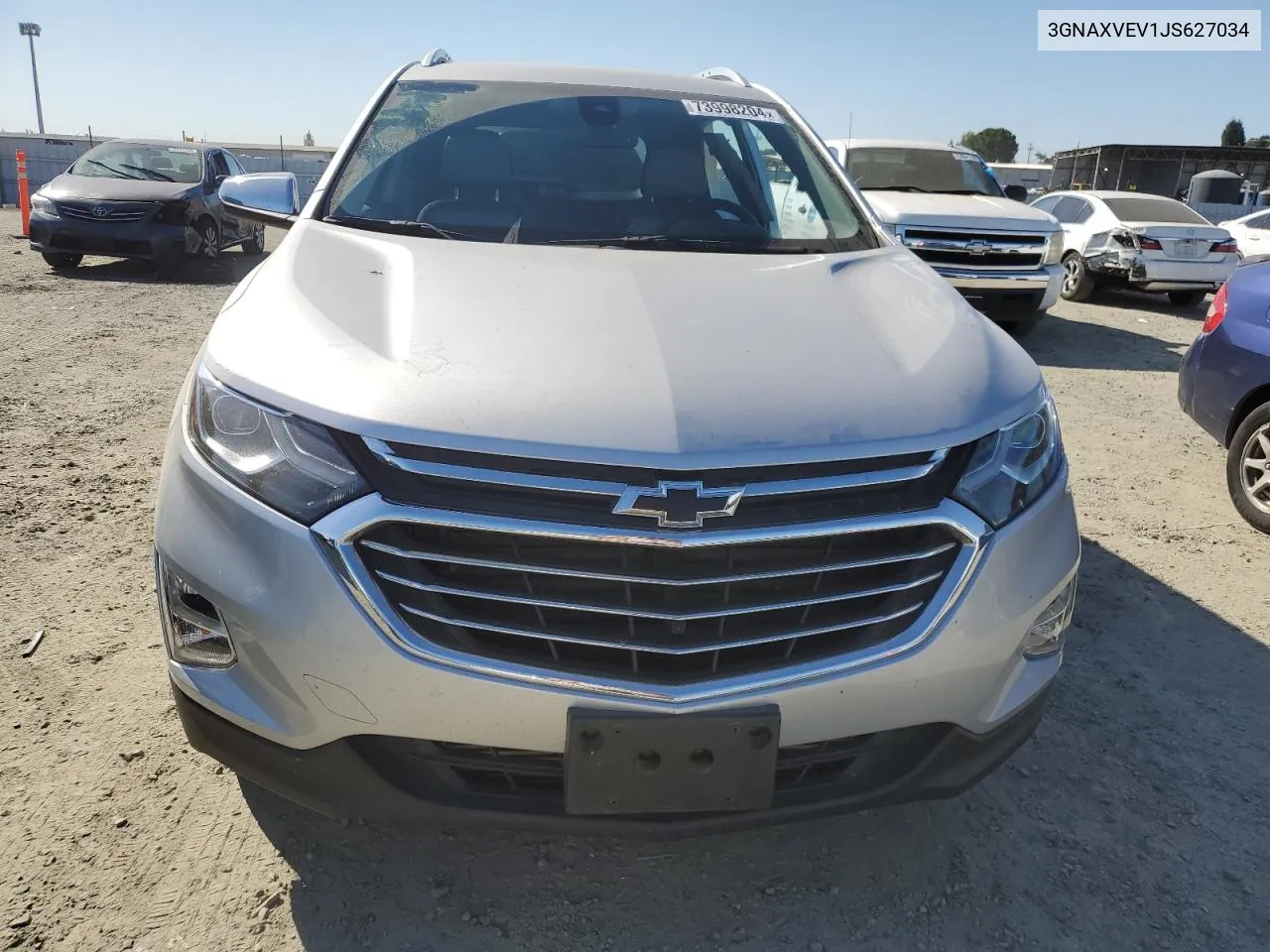 2018 Chevrolet Equinox Premier VIN: 3GNAXVEV1JS627034 Lot: 73998204