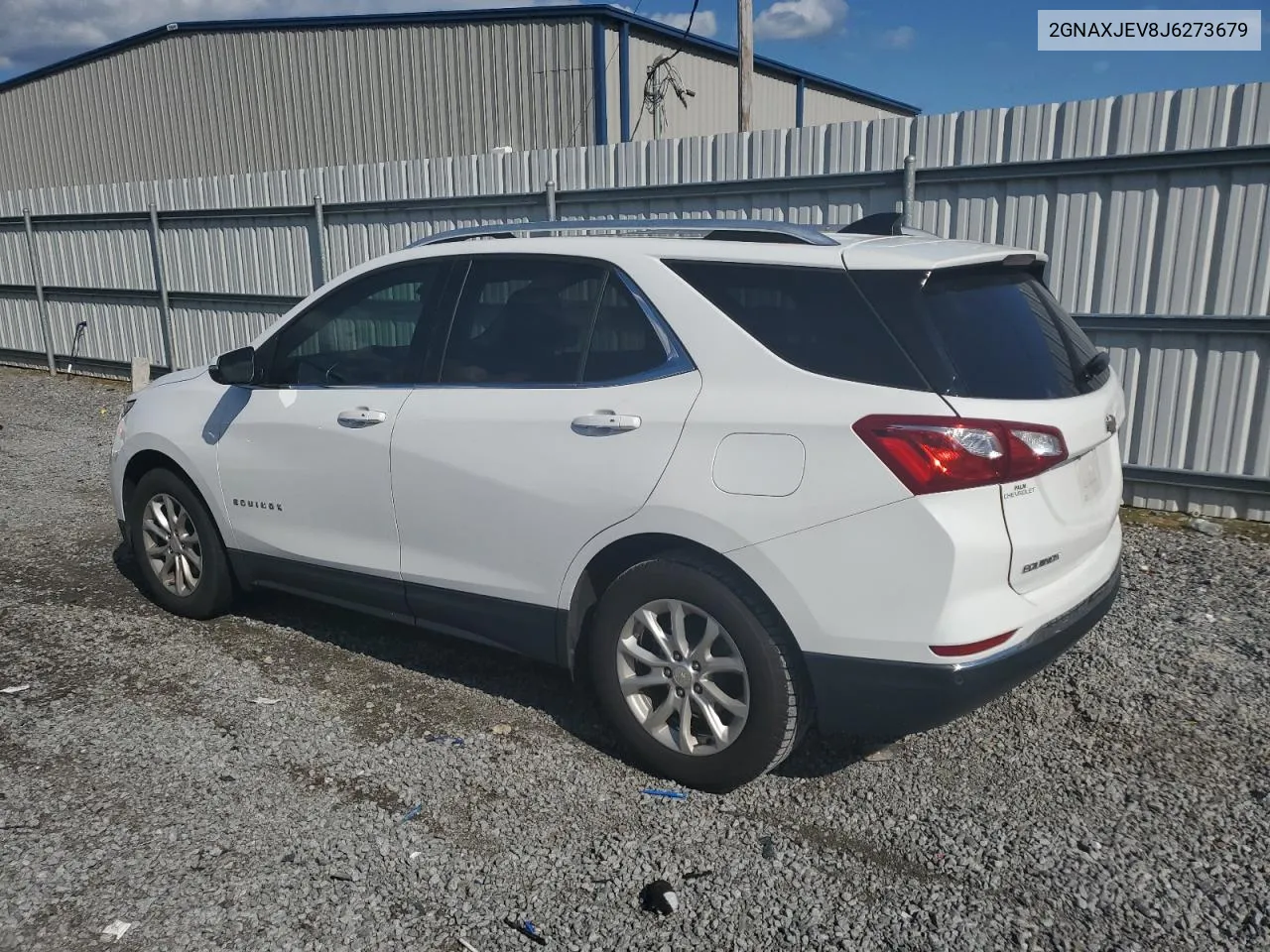 2018 Chevrolet Equinox Lt VIN: 2GNAXJEV8J6273679 Lot: 74011324