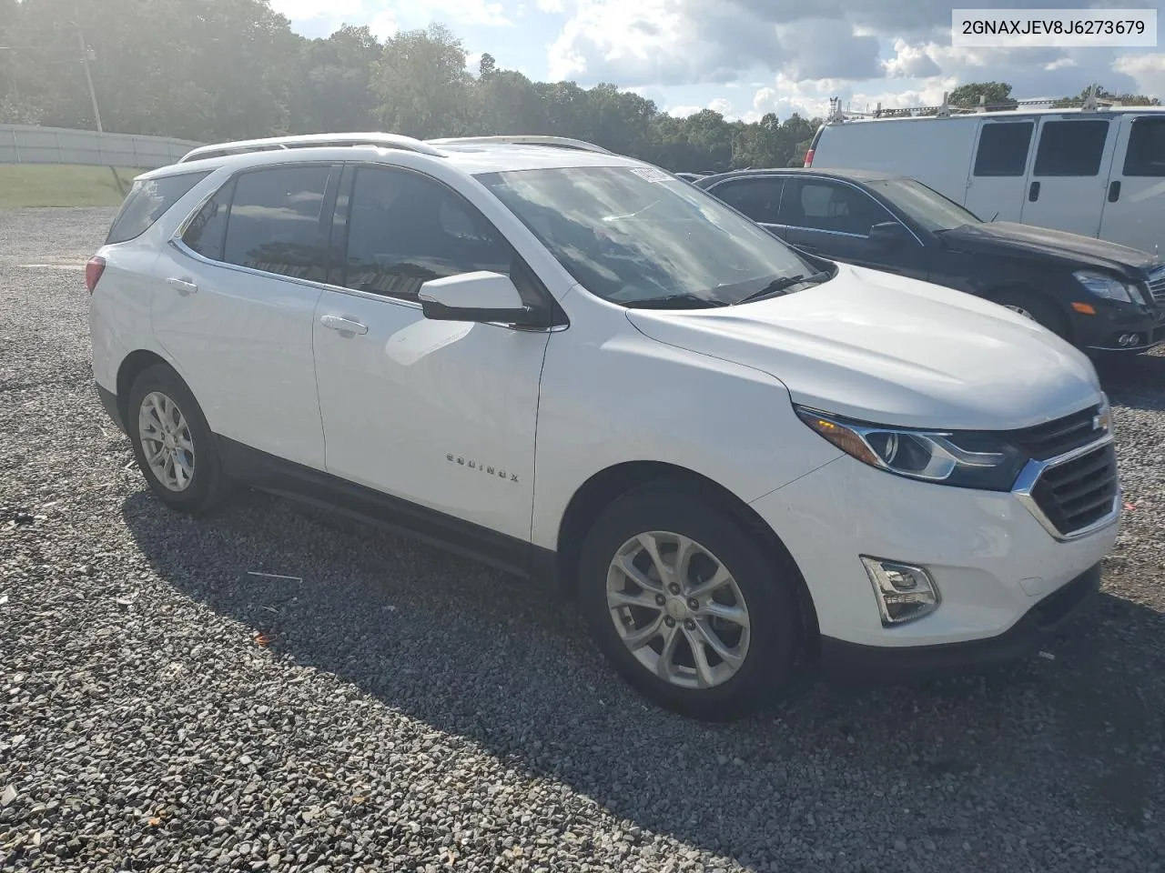 2018 Chevrolet Equinox Lt VIN: 2GNAXJEV8J6273679 Lot: 74011324