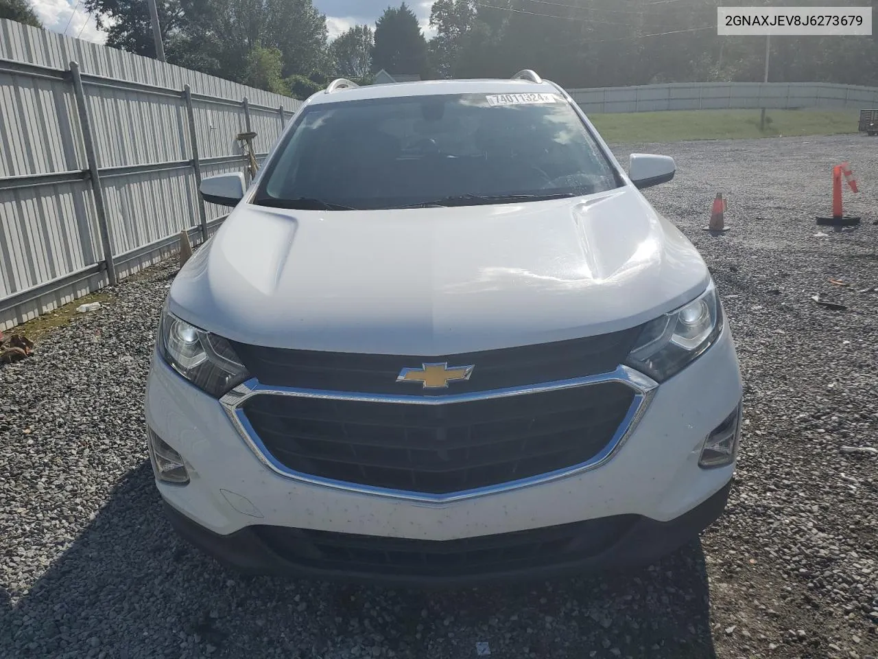 2018 Chevrolet Equinox Lt VIN: 2GNAXJEV8J6273679 Lot: 74011324