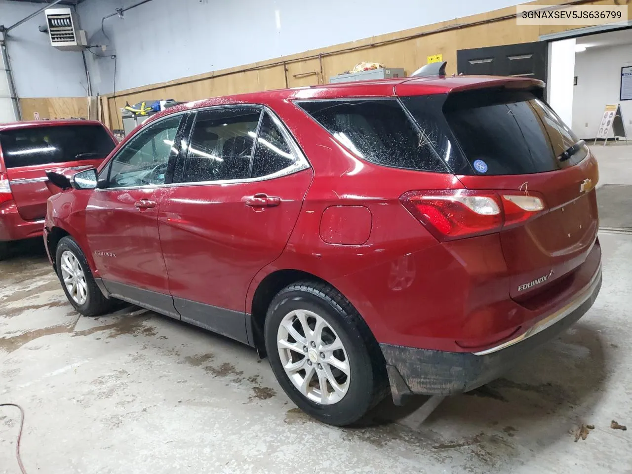 2018 Chevrolet Equinox Lt VIN: 3GNAXSEV5JS636799 Lot: 74022044