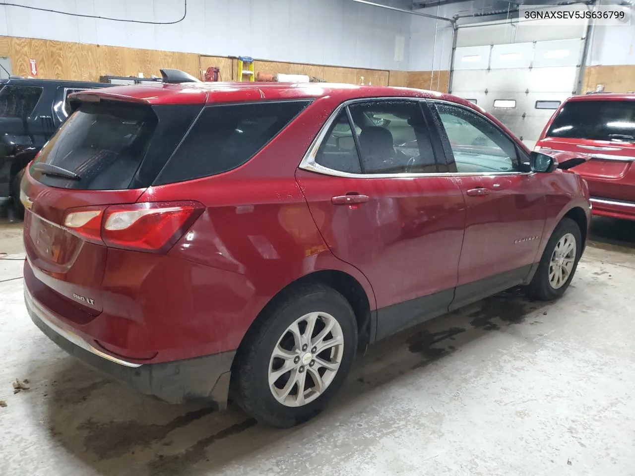 2018 Chevrolet Equinox Lt VIN: 3GNAXSEV5JS636799 Lot: 74022044